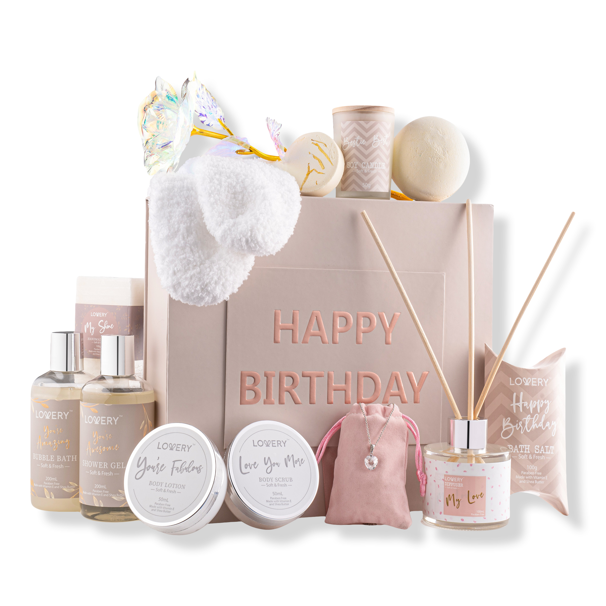 Lovery Luxury Birthday Spa Gift Box