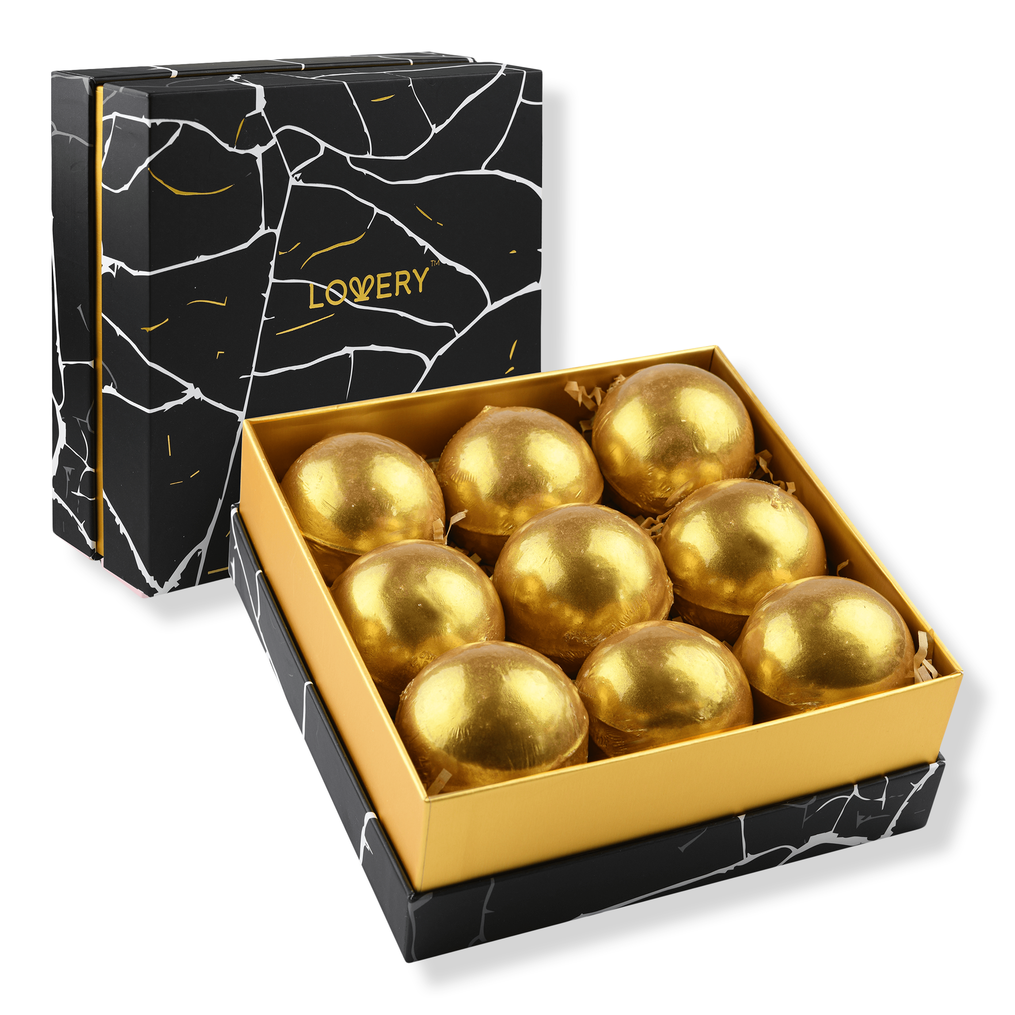 Lovery 24K Gold Bath Bombs Gift Box