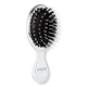 Silver Mini Chrome Boar Bristle Hair Brush 
