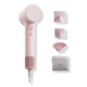 Pink Air Pro High-Speed Hair Dryer + Bag + 3 Magnetic Nozzles 