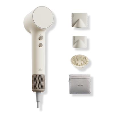 Laifen - Seashell White Air Pro High-Speed Hair Dryer + Bag + 3