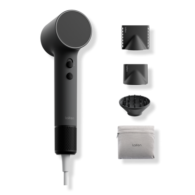 Laifen - Black Air Pro High-Speed Hair Dryer + Bag + 3 Magnetic