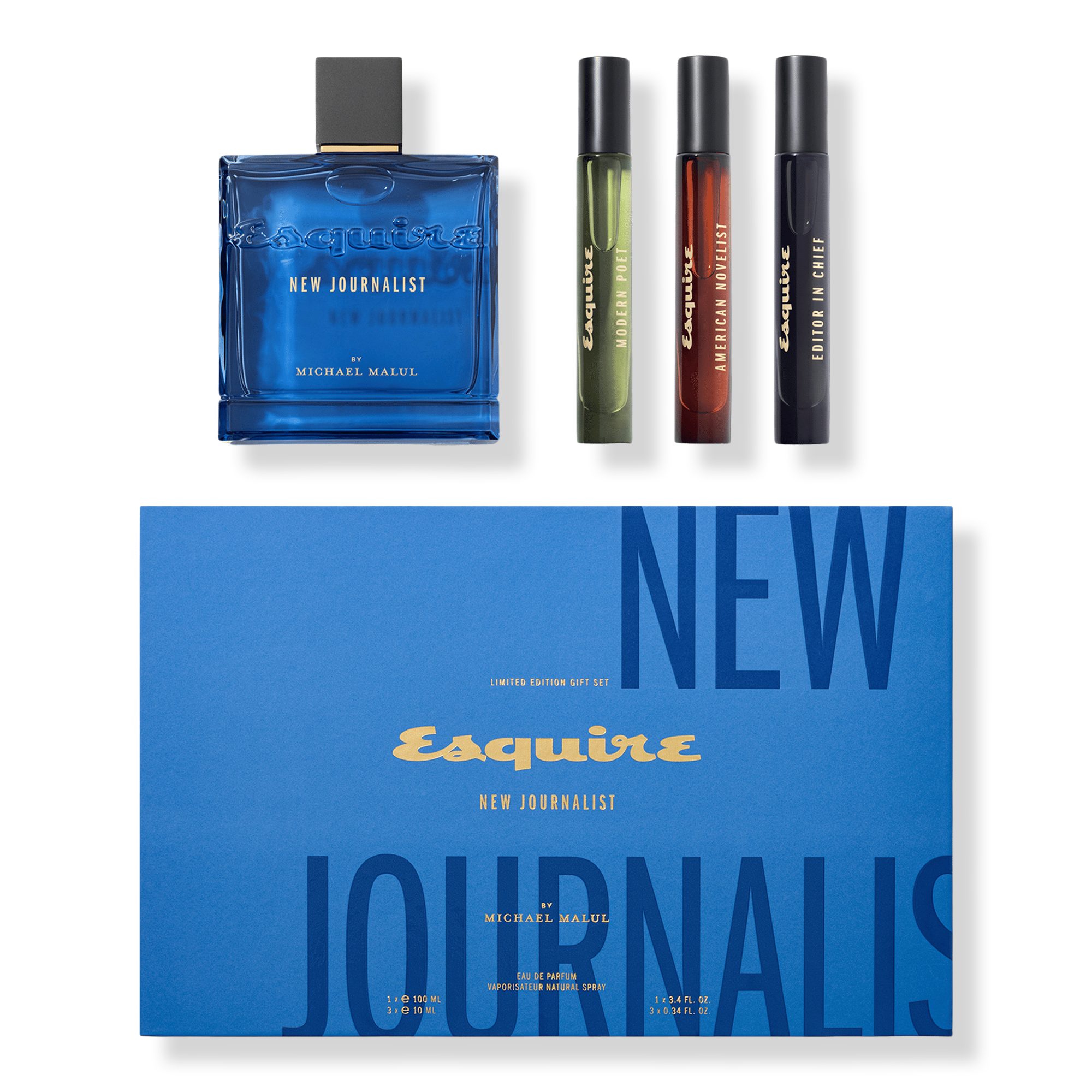 Michael Malul Esquire New Journalist Men's Eau de Parfum Gift Set