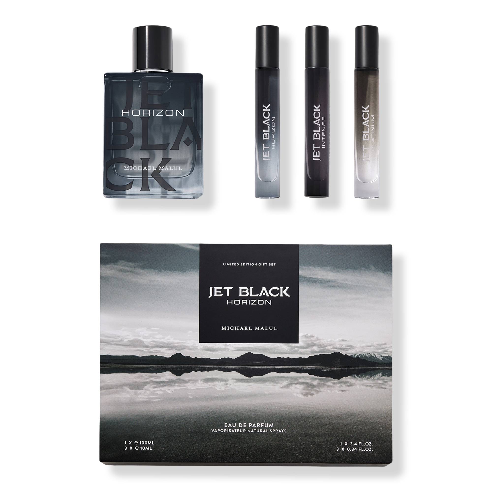 Michael Malul Jet Black Horizon Men's Eau de Parfum Gift Set