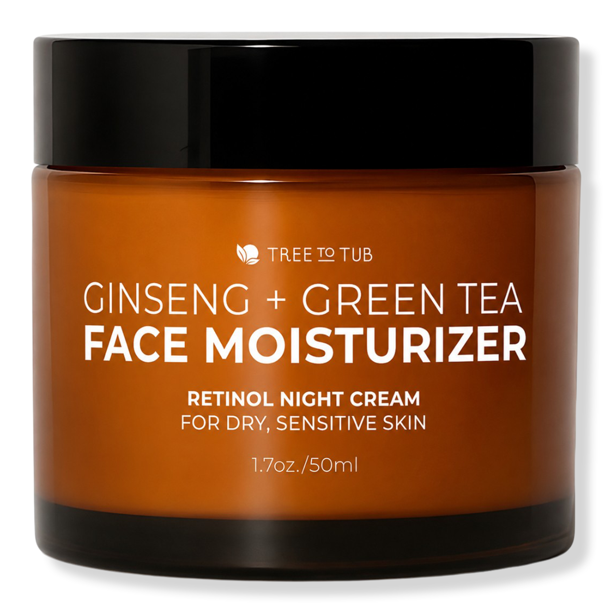Tree To Tub Ginseng & Green Tea Retinol Night Cream for Sensitive Skin