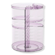 Purple Rotating Makeup Organizer For Vanity 