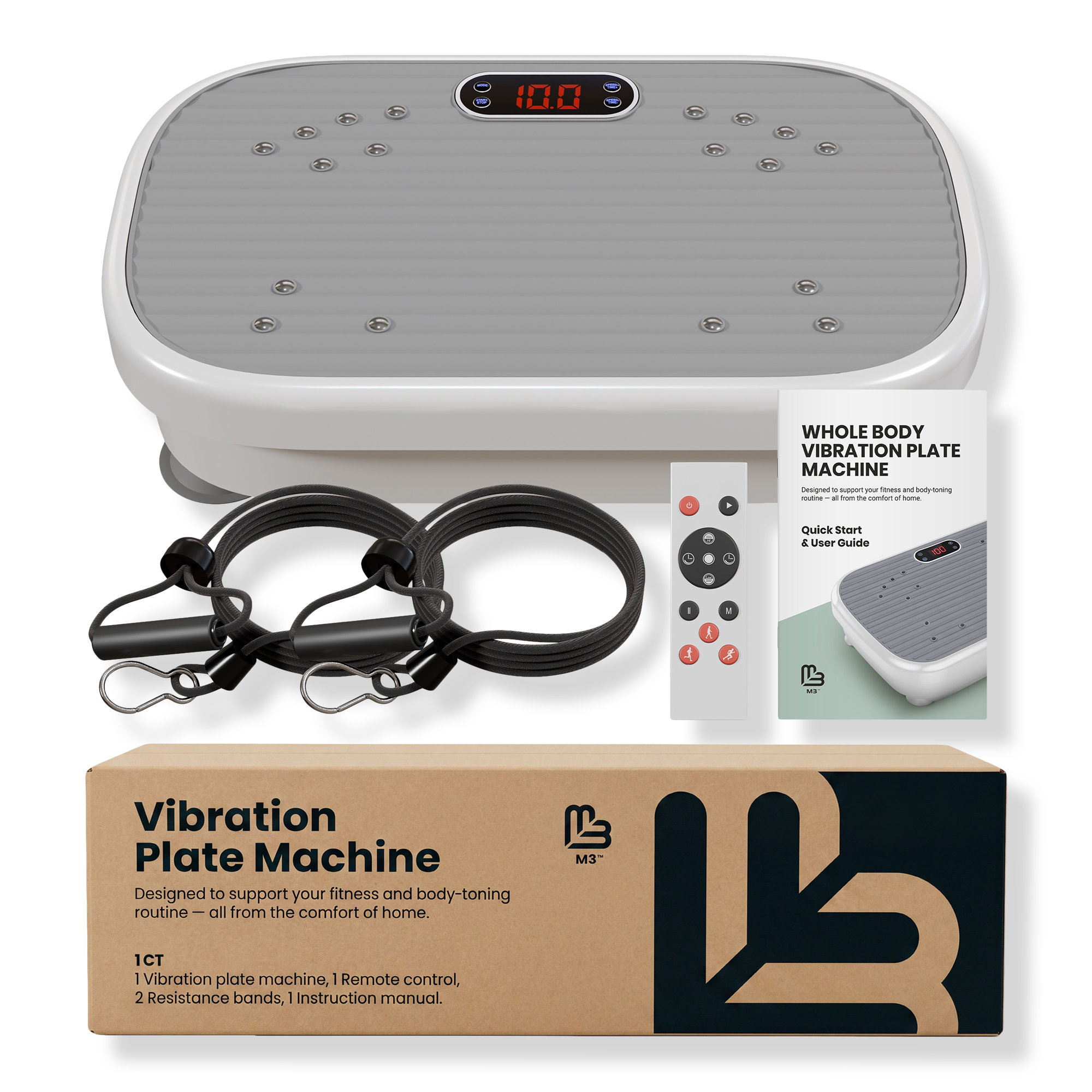 M3 Whole Body Vibration Plate Exercise Machine