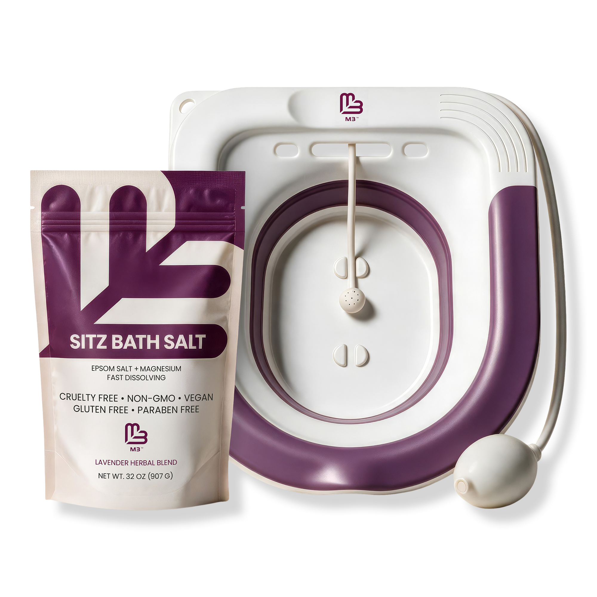M3 Sitz Bath & Bath Salt Bundle