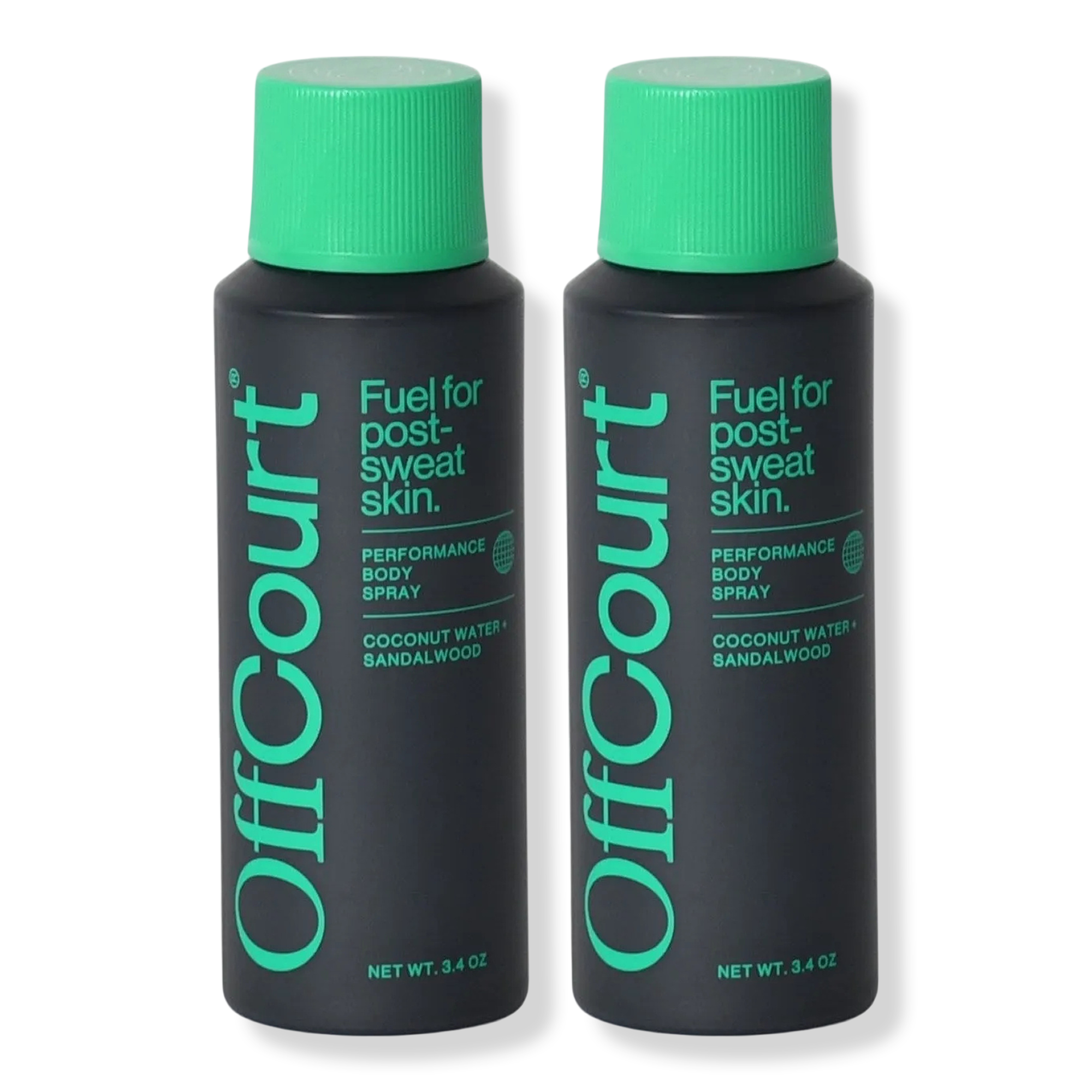 OffCourt Coconut Water + Sandalwood Body Spray Duo Pack
