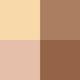 06 Sun Tan Palette 2 IN 1 Highlighter Contour Palette 