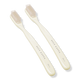 White Vintage Hard Nylon Toothbrush 
