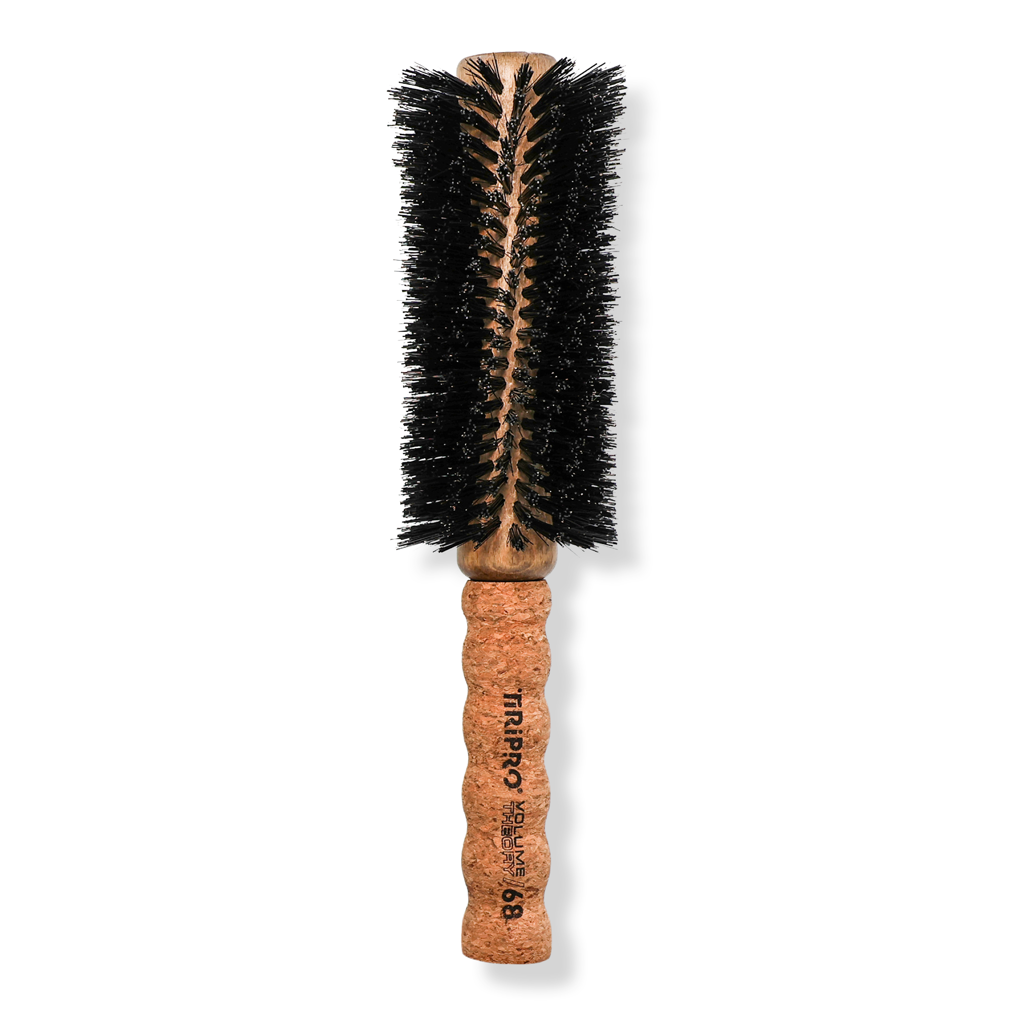 Tiri Pro Volume Theory Professional Cork Handle Boar Bristle Round Brush