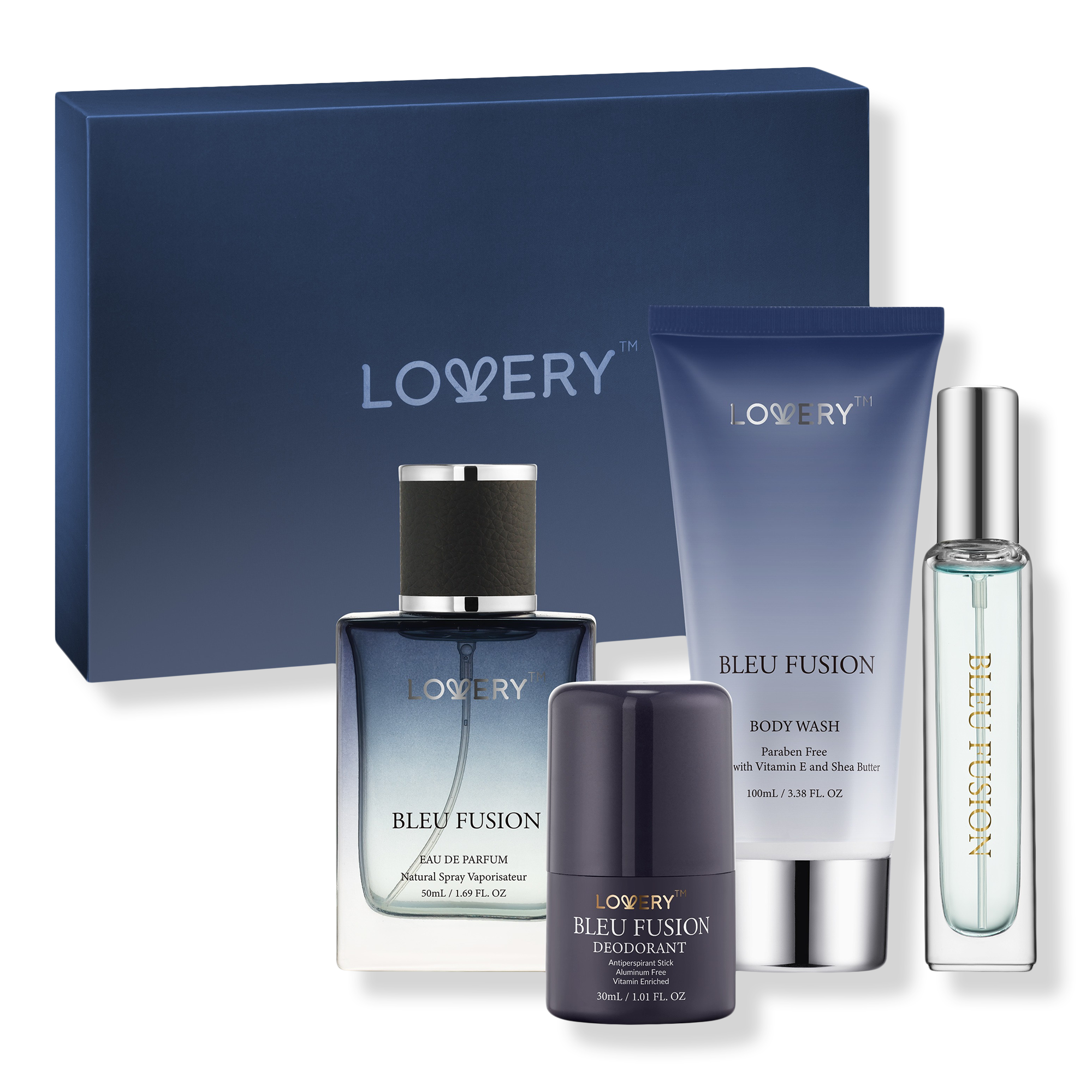 Lovery Bleu Fusion 4PC Bath & Body Gift Set