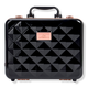 Black Laguna Travel Case with LED Makeup Mirror 