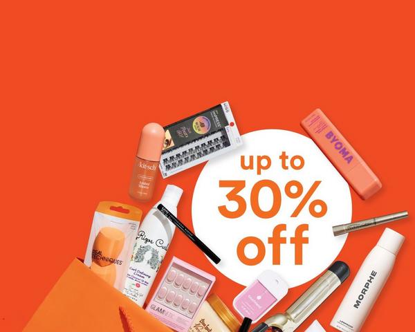 up to 30% off