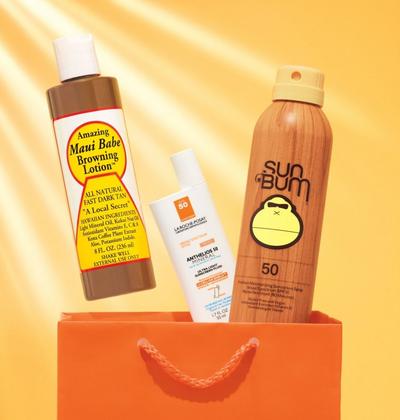 BOGO 50% off select suncare