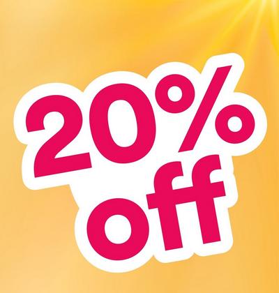 Members save up to 20%