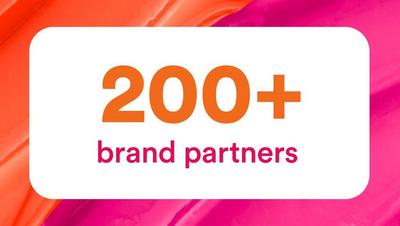 200+ brand partners